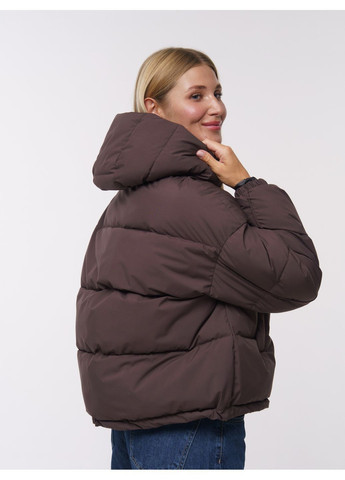 Коричневая зимняя куртка, цвет коричневый Alvo