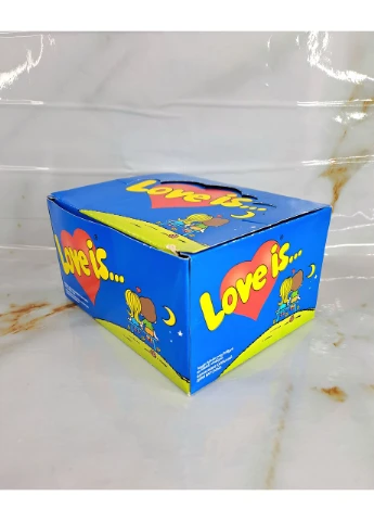 Жевательная резинка "Love is" Банан-Клубника 100 штук Mondelez (376198925)