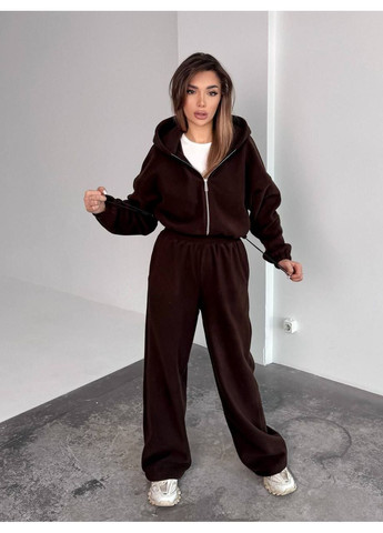 Спортивний флісовий костюм оверсайз popluzhnaya (370604179)