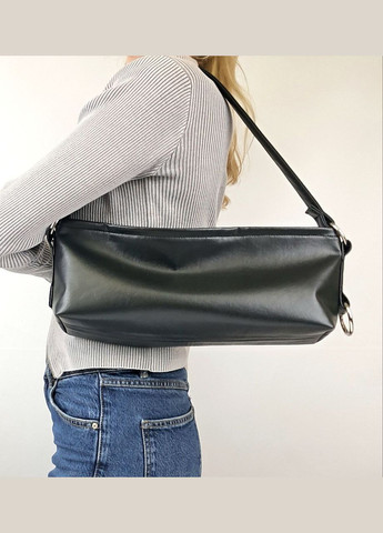 Сумка жіноча екошкіра чорна на плече No Brand (328288219)