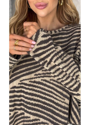 Коричневий демісезонний жіночий светр FINO Mode