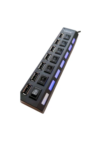 Розгалужувач Хаб USB 2.0 на 7 портів No Brand (327400414)