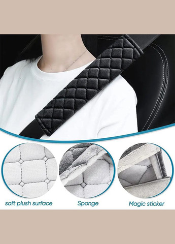 Мягкие чехлы для ремней безопасности, подплечники и рюкзаки Универсальные Пара No Brand (318359485)