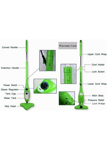 Швабра парова X10 6 чорна (MER-15144_1360) XPRO (303912512)