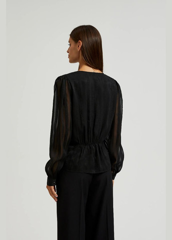 Чёрная блузка женская Moodo