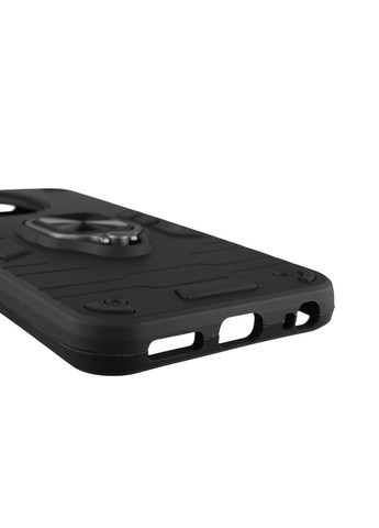 Чехол для телефона Spark Go 2025 (KL4) бронированный с кольцом-держателем на техно спарк го 2025 чёрный Tecno (366228200)