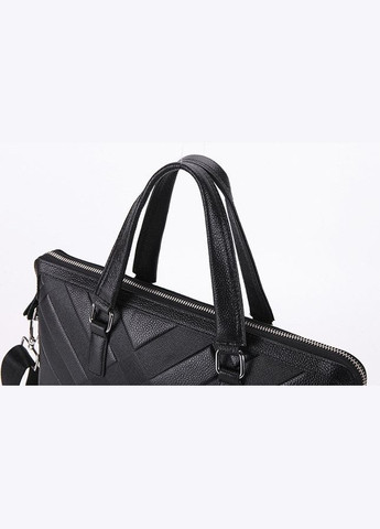 Сумка портфель для документов мужская натуральная кожа Черный No Brand (302391116)