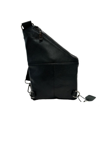 Чоловіча нагрудна сумка з натуральноЇ шкіри HB-K023 чорна 30 x 20 x 1 No Brand (372744550)