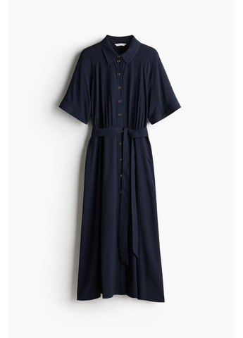 Темно-синя сукня H&M