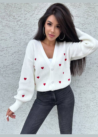 Молочный демисезонный кардиган Vakko