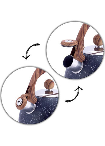 Чайник 2л со свистком Ø16,5х21,5 см Kamille (289462849)