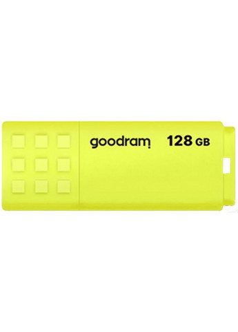 USB флеш накопичувач (UME21280Y0R11) Goodram 128gb ume2 yellow usb 2.0 (268142092)