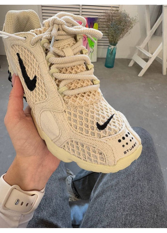 Бежеві всесезонні nike x stussy air zoom spiridon 38 No Brand