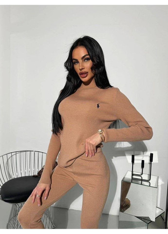 Женский костюм двойка из ангоры: гольф и леггинсы с высокой посадкой MonCher (364864244)