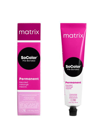 Стійка кремфарба для волосся SoColor Pre-Bonded 6VM темний блондин перламутровий мока, 90 мл. Matrix (292736826)