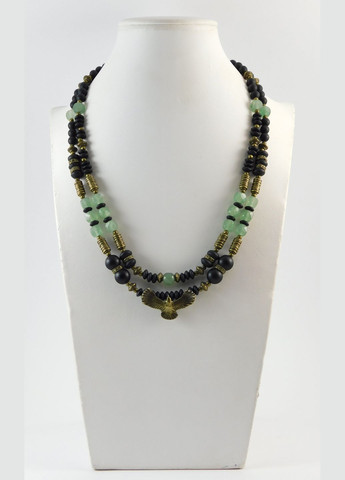 Намисто "Мадіна" Нефрит, Шунгіт Fursa fashion (322315316)