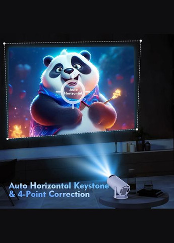 Смарт Проектор 4K Android 11 HD BT5.0 Dual Wi-Fi Домашній кінотеатр Grey No Brand MAGCUBIC HY300 PRO (314965147)