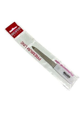 Пилочка для нігтів сапфірова SNF 10/2 біла Silver Style (340110635)