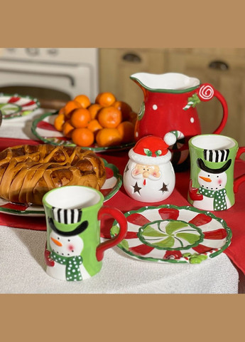 Тарілка MY HOME 30.5 см "Різдво" Різнобарвна (KP82 M COLOR) MVM (301084591)