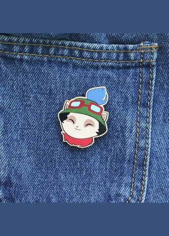 Значок из дерева "Teemo League of Legends" Cozy-Up (291162104)