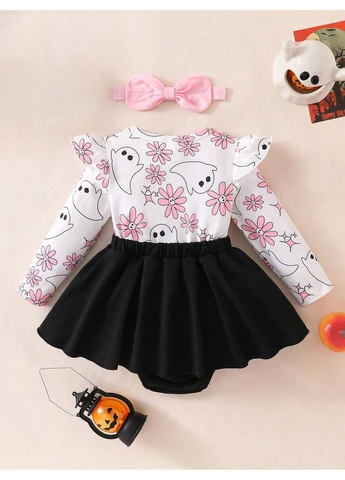 Черный демисезонный костюм SHEIN