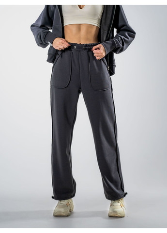 Спортивний костюм жіночий теплий на флісі зимовий оверсайз на блискавці Francis Teamv (365856070)