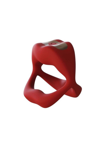 Ерекційне кільце з вібрацією Hot Kiss Power Ring Red CNT (291443676)