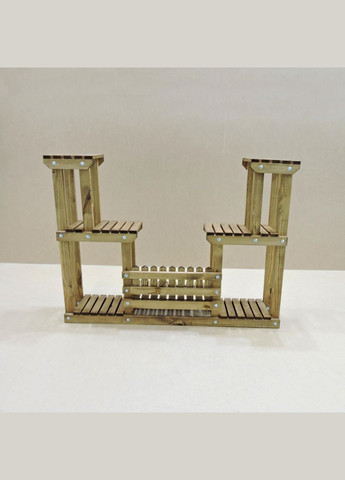 Підставка для квітів з дерева Гренобль мускат (ЦВТ-001807) No Brand (328226266)