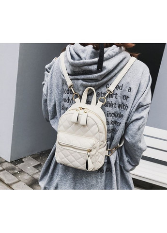 Маленький стеганный женский рюкзак из искусственной кожи городской сумка для повседневного использования ProDobro (363260211)