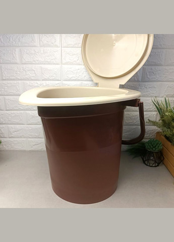 Пластиковый биотуалет 16л с откидной крышкой No Brand (366818184)