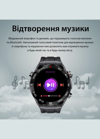 Смарт годинник чоловічі водонепроникні розумні годинники чорний Smartx (315636555)