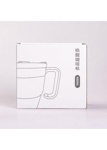 Термочашка Coffee & Tea з трубочкою Бежева Yiwu (362456034)