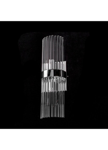 Бра скляне на 2 лампочки у кольорі хром 7125/2W/CH No Brand (352230244)