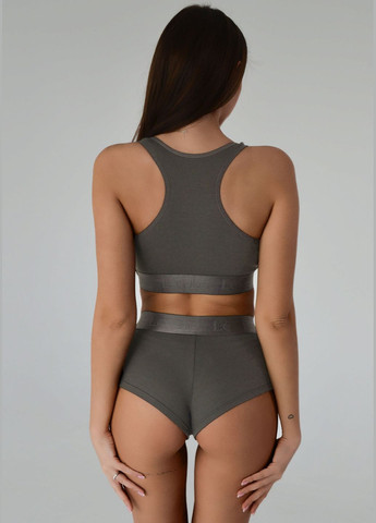 Зелений демісезонний комплект білизни №1380 Leinle