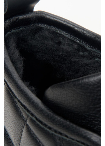 Черные зимние ботинки, цвет черный Estro