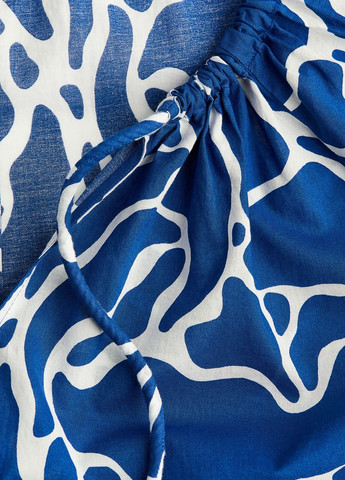 Синя кежуал сукня H&M з абстрактним візерунком