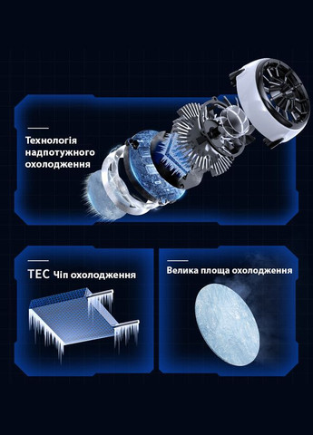 Активное охлаждение CX03 для телефона магнитный с MagSafe радиатор охлаждения вентилятор c подсветкой Memo (344548218)