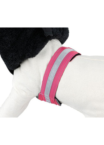 Зимове пальто для собак з утепленим коміром, темно-рожевий, S, 40см Happet (357074879)