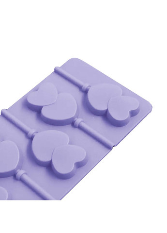 Силиконовая форма для леденцов и конфет на палочке "Сердечки" Kitchen Master (338656767)