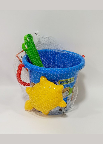 Набір для піску 4 елементи, 39062 Wader (4820159390625) Синій No Brand (306713458)