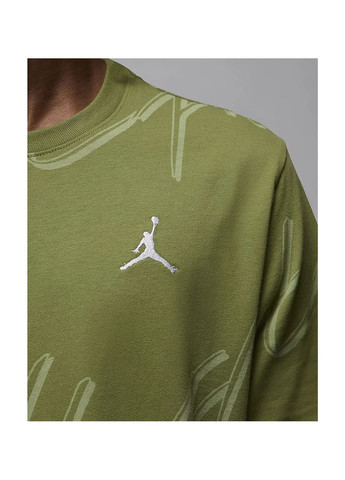 Зеленая футболка мужская t-shirt flight essentials green Air Jordan