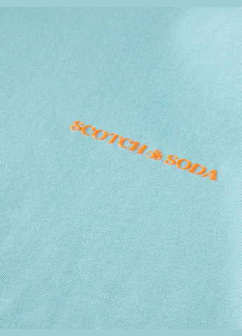 Голубая футболка Scotch & Soda