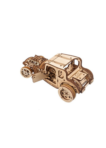 3D Пазлы механические Хот Род Лютая мышь 207 эл (70192) UGEARS (364113955)