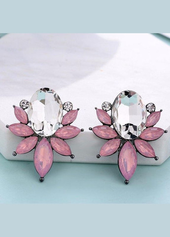 Красиві сережки в стразах Фіона Fashion Jewelry (336950532)