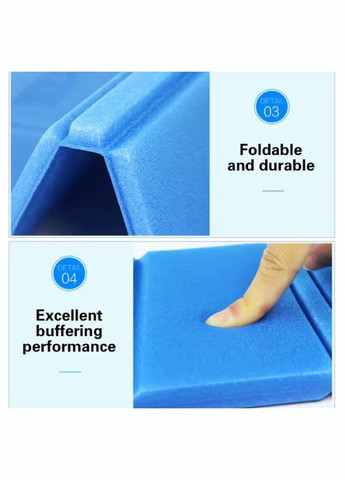 Міні каремат. Складаний антивологий килимок для сидіння, для пляжу,пікніку,відпочинку. СИНІЙ No Brand (340916698)