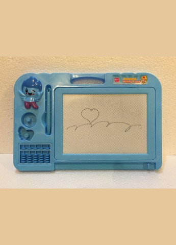 Дошка магнітна для малювання 804/27006, ч/б, 4 кольори, в кульку, 29-21-2см No Brand (302386697)