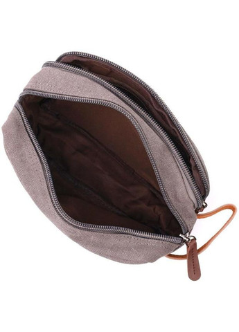 Сумка чоловіча барсетка на два відділення з якісного текстилю Сірий 3079-86103 Vintage (322111376)