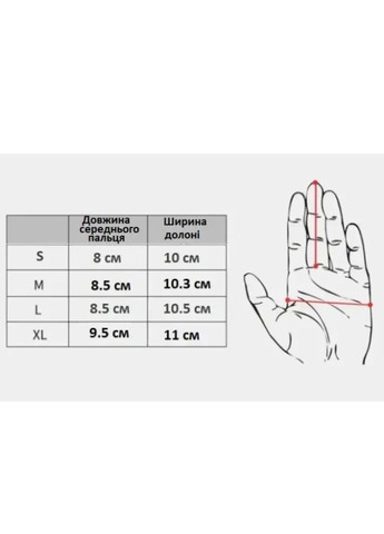 Рукавички з сенсорним покриттям M (ЗП-104-12) No Brand (308052139)