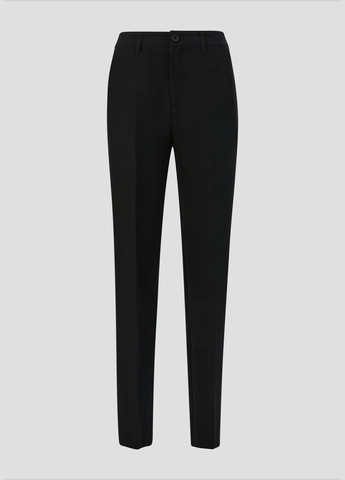 Черные кэжуал демисезонные брюки S.Oliver