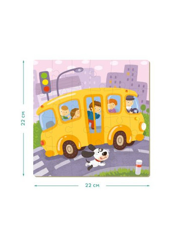 Пазл (300132) Dodo 4 в 1 Транспорт (366157432)